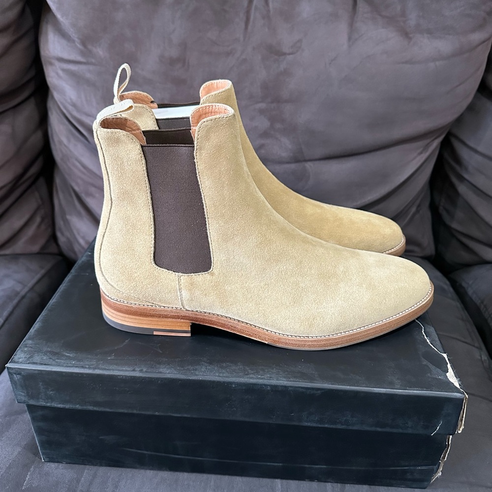 New republic Chelsea boots. Brand new. Never worn.